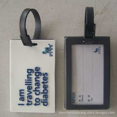 .Custom - made luggage tag